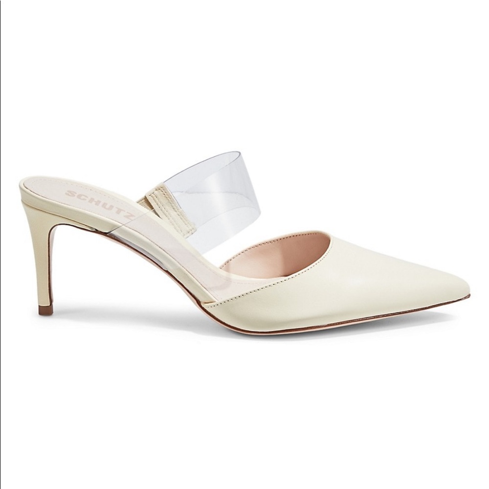 Schutz Vanilla Adyre Leather Pumps